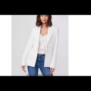Paige Chelsee blazer jacket ecru off white M